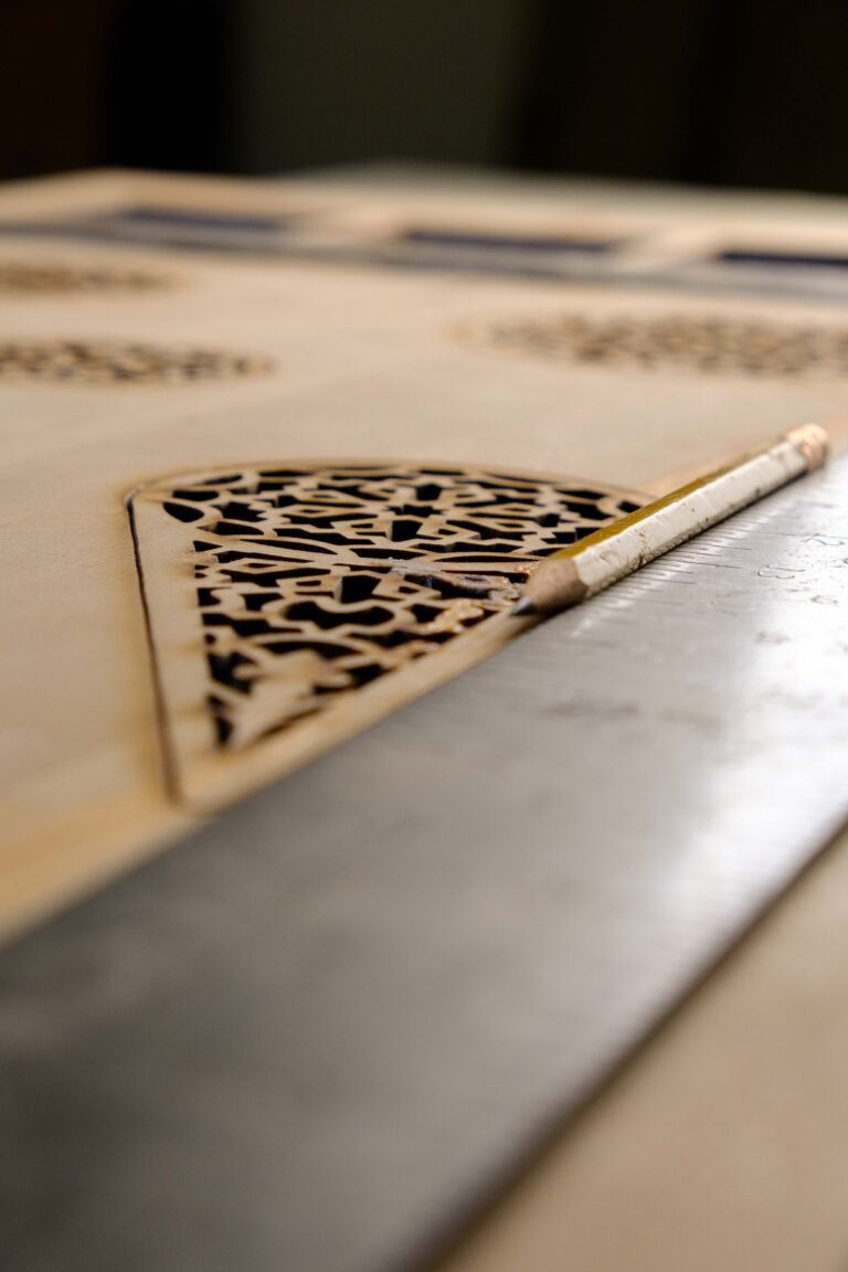 Qanun instrument under construction